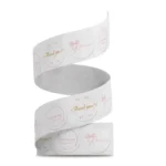 Pink Bows Thank You Stickers - Image 2