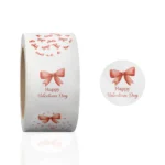 Red Bows Valentine's Day Stickers