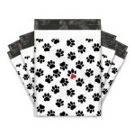 Paw Prints  Poly Mailers - Image 2