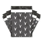 Charcoal Deer Heads Poly Mailers - Image 2