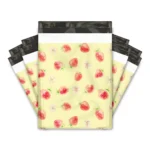 Watercolor Strawberries Poly Mailers - Image 2