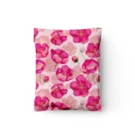Pink Poppies Poly Mailers