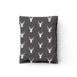 Charcoal Deer Heads Poly Mailers
