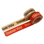 Thank you kraft paper packing tape - 2″×20 m - Image 3
